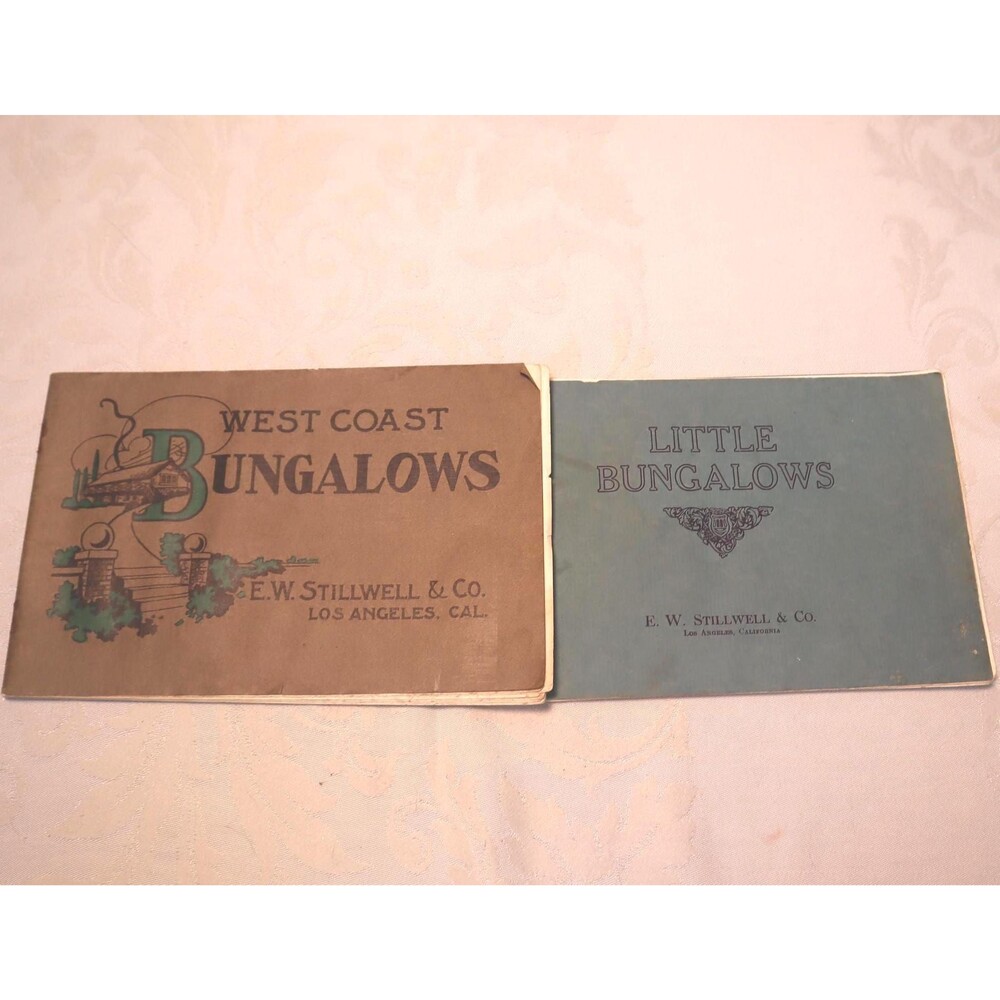 1912 Craftsman Bungalows Catalogs EW Stillwell Architectural Catalogs